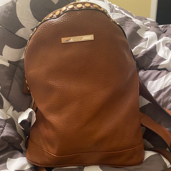 steve madden brown backpack